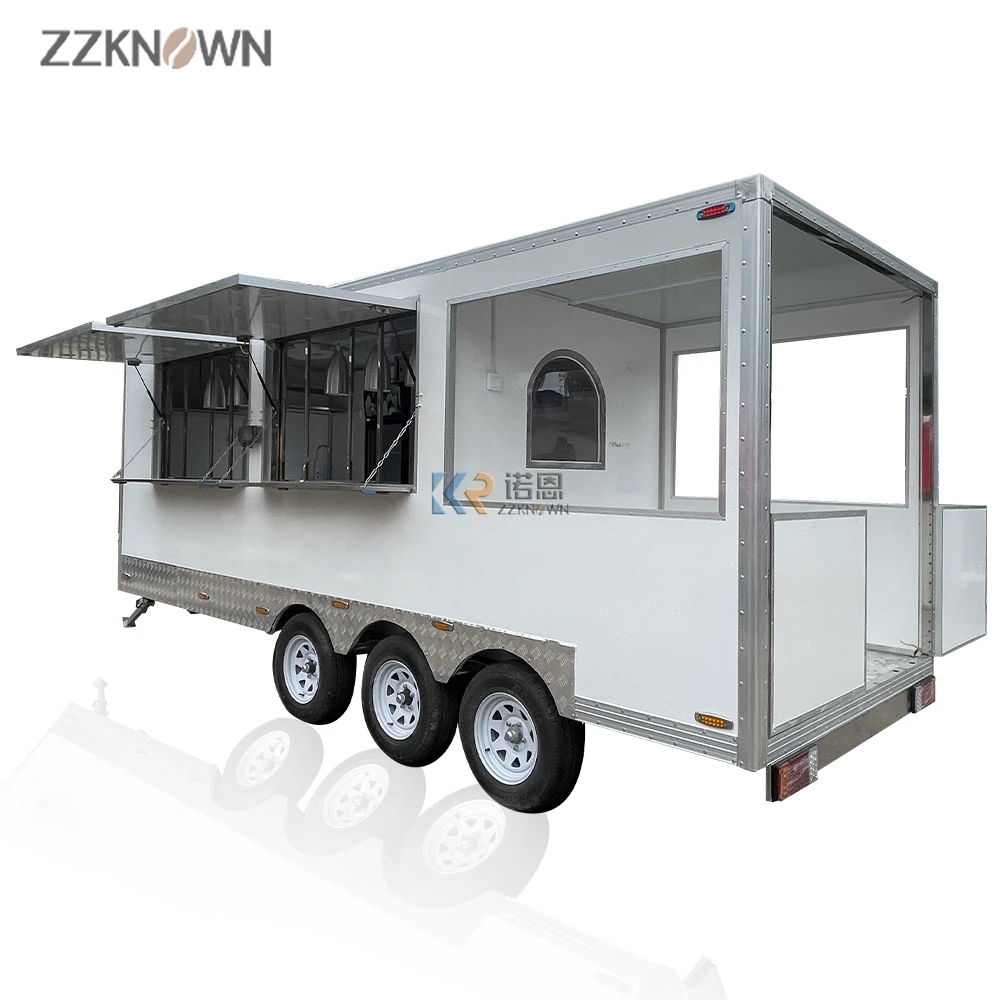 China Food Carts Manufacturer Mobile  Trailers For Sale Concession Food Truck Ice Cream Food Cart