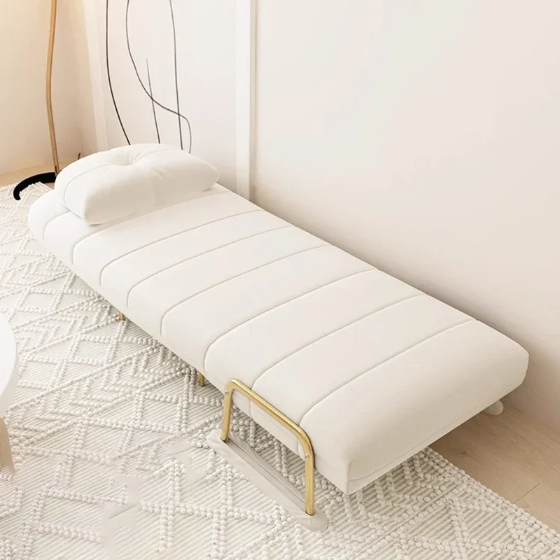 Wohnzimmersofas mit französischen Armlehnen, elegant, trendig, niedlich, multifunktionales Schlafsofa, hochwertige, bequeme, umwandelbare Wohnmöbel aus Canapé