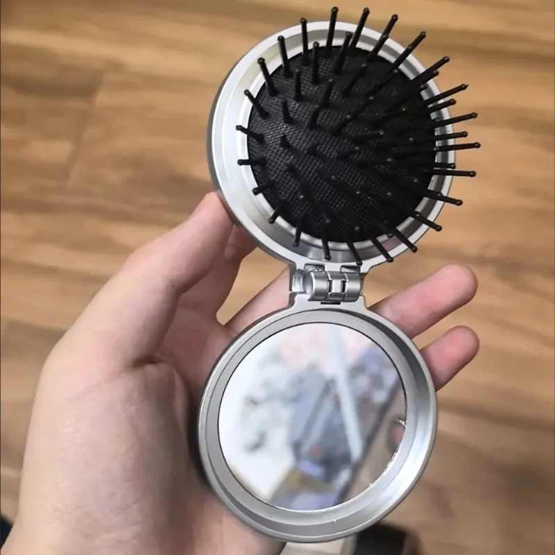 New One Piece Luffy Roronoa Zoro Comb Comb Creative Personalized Flip-on Cosmetic Mirror Dual-purpose Comb Student  Portable - view 5