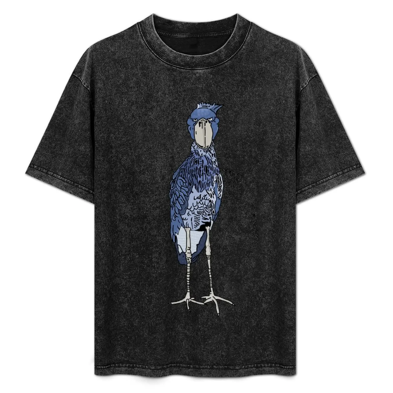 Shoebill Stork Bird T-Shirt plain heavyweights men graphic t shirts