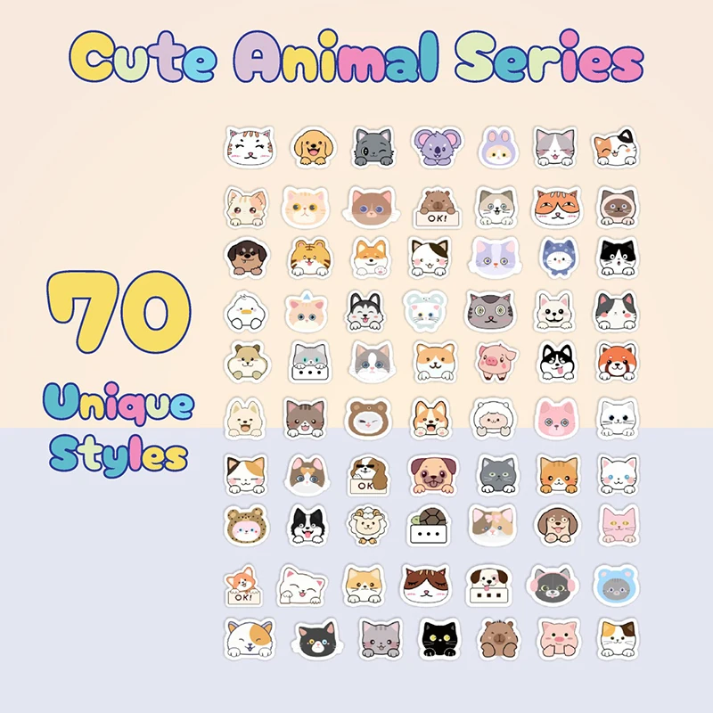 700pcs Cartoon Themed Cat Dog Shapes Acne Patches Gentle Non Irritating Waterproof Breathable For Daily Facial Use Pimple Sticke