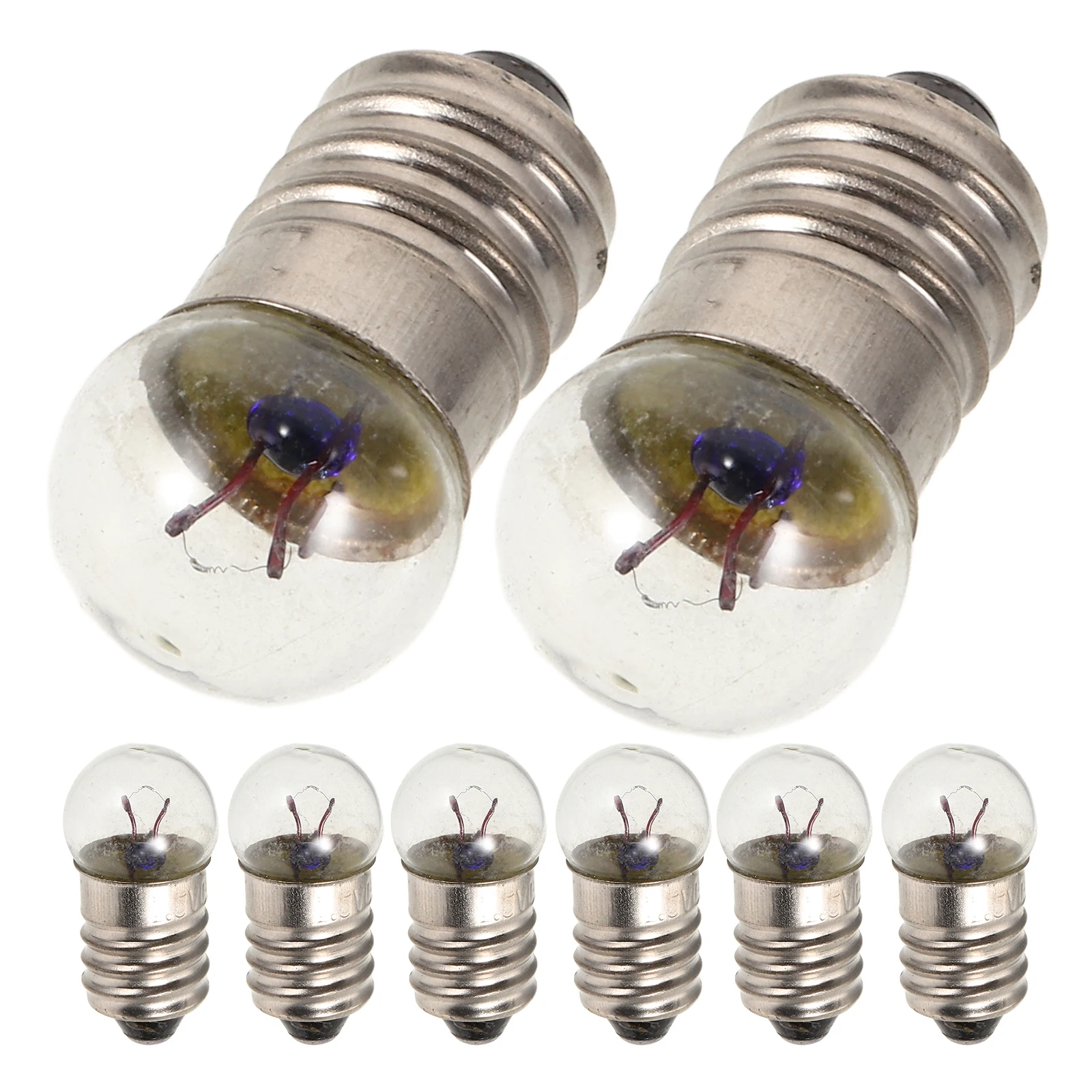 

12Pcs Miniature Screw Base Light Bulbs 25V 0.3a Mini Electric Bulbs for Physics Experiments Vintage Flashlights and Electrical