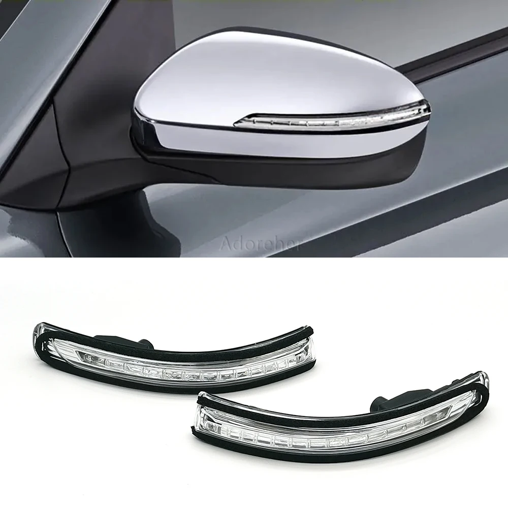 

1 Pair Left Right Car Rearview Mirror LED Turn Signal Light Mirror Indicator Lamp Flashing Light for Kia Rio 2012-2016