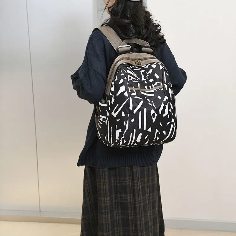 Ethnic Style Women's Printed Nylon Backpack