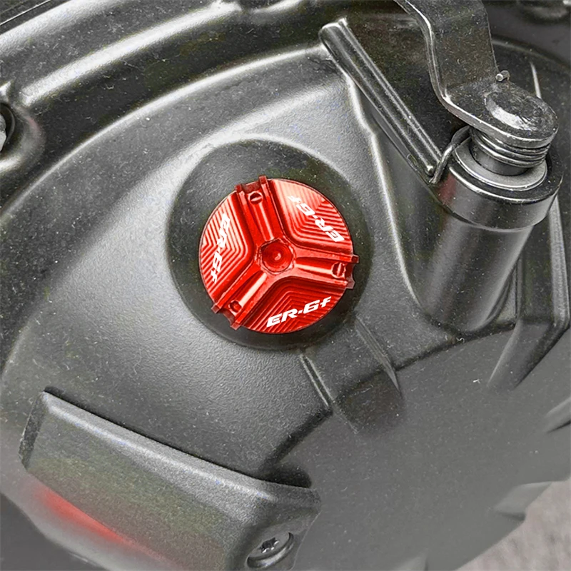 ER-6F Motorcycle Front Brake Fluid Reservoir Cover Engine Oil Filler Cap For KAWASAKI ER6F ER-6F 6F ER6 F 2006-2016