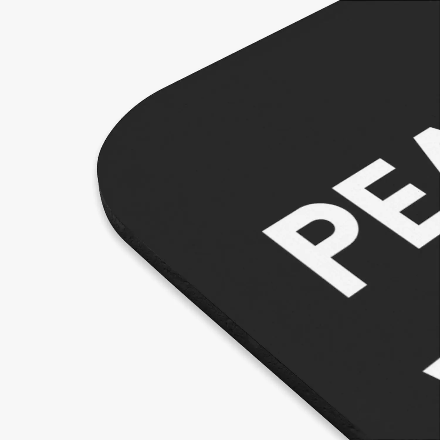 Peace was Never an Option Goose Meme Square Mouse Pad Non-Slip Rubber Stitching PC Gaming Pads for Office Home Desk Accessories