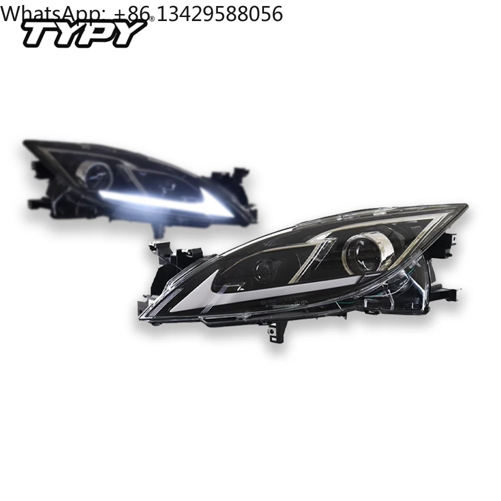 

TYPY Car Lights for Mazda 6 Ruiyi 2009-2016 Headlight LED Projetor Head Lamp Daytime Running Light Automotive Accessories