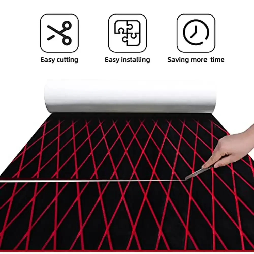 Marine Boat Decking EVA Foam Flooring Non-Slip Self-Adhesive Sheet Motorboat Kayak Garden Surfboard Diamond Pattern Easy Install