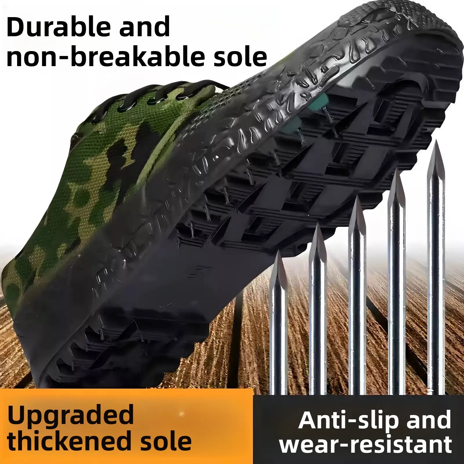Men's High-Tube Canvas Shoes Spring Autumn Wear-Resistant Work Shoes Breathable Anti-Slip Labor Protection Security Dad Shoes