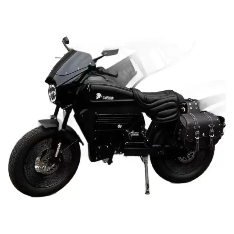 

Electric motorcycle travel black 30ah battery life 70-80km