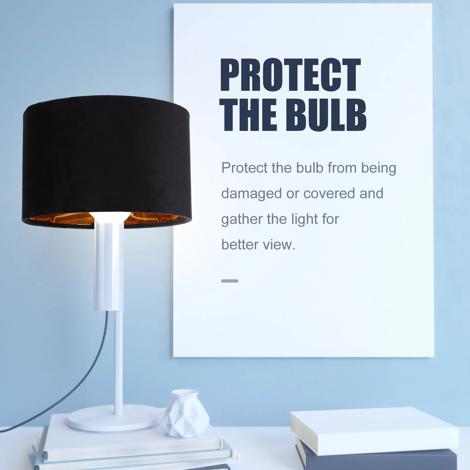 

Simple Cloth Craft Lampshade Durable Light Cover Decorative Table Lamp Accessory Bedroom Decor Cloth Craft Lampshade