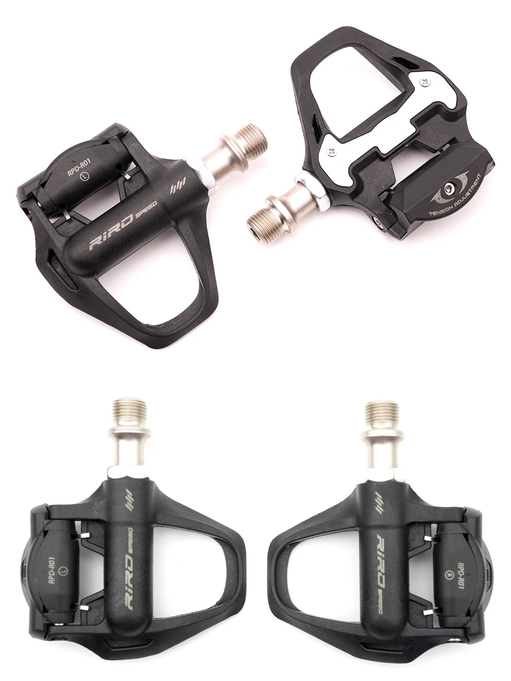 RIRO Clipless Rennradpedale, SPD-kompatibel, Nylonlager, Fahrradpedale, Sport- und Fitnessausrüstung für Radfahrer – Detail 13