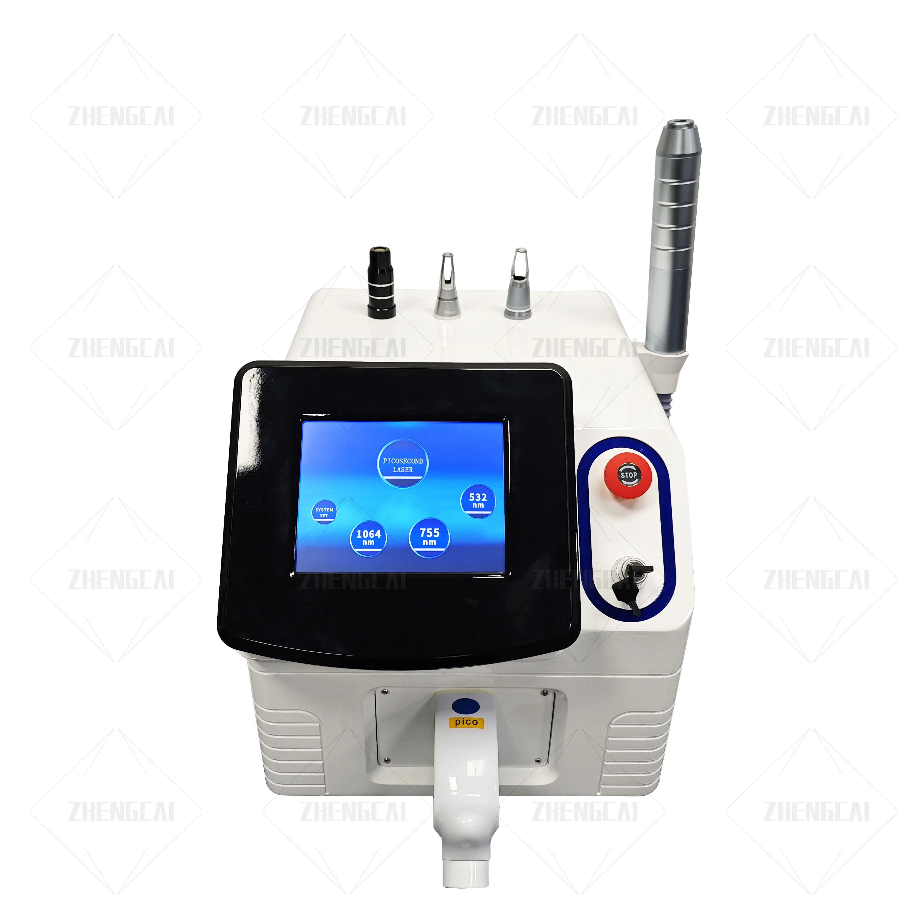 Portable Skin Dark Spot Remover 532/755/7064nm ND Yag Picosecond Personal Care Laser Beauty