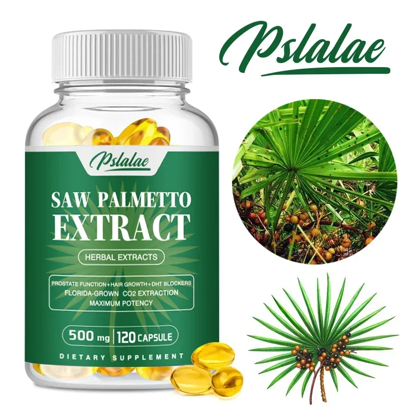 Saw Palmetto Extract, 10x Mais Potente, Próstata Saúde, Alivia Problemas Urinários, Crescimento Do Cabelo, DHT Blocker