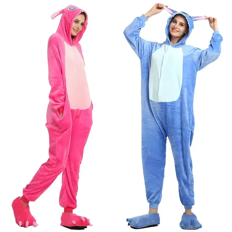 

Французский бархатный синий розовый комбинезон с изображением животных, пижамы с героями мультфильмов для мужчин и женщин, зимние пижамы для пар