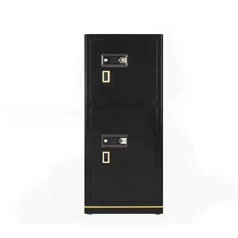 صندوق أمان بطول 1.8 متر وبابين، خزانة تخزين آمنة بكلمة مرور إلكترونية متينة وآمنة من الفولاذ #1