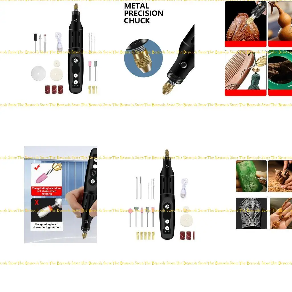 

12PF 24Pcs Practical Cordless Rotary Tool Set For Home Improvement And Craft Projects