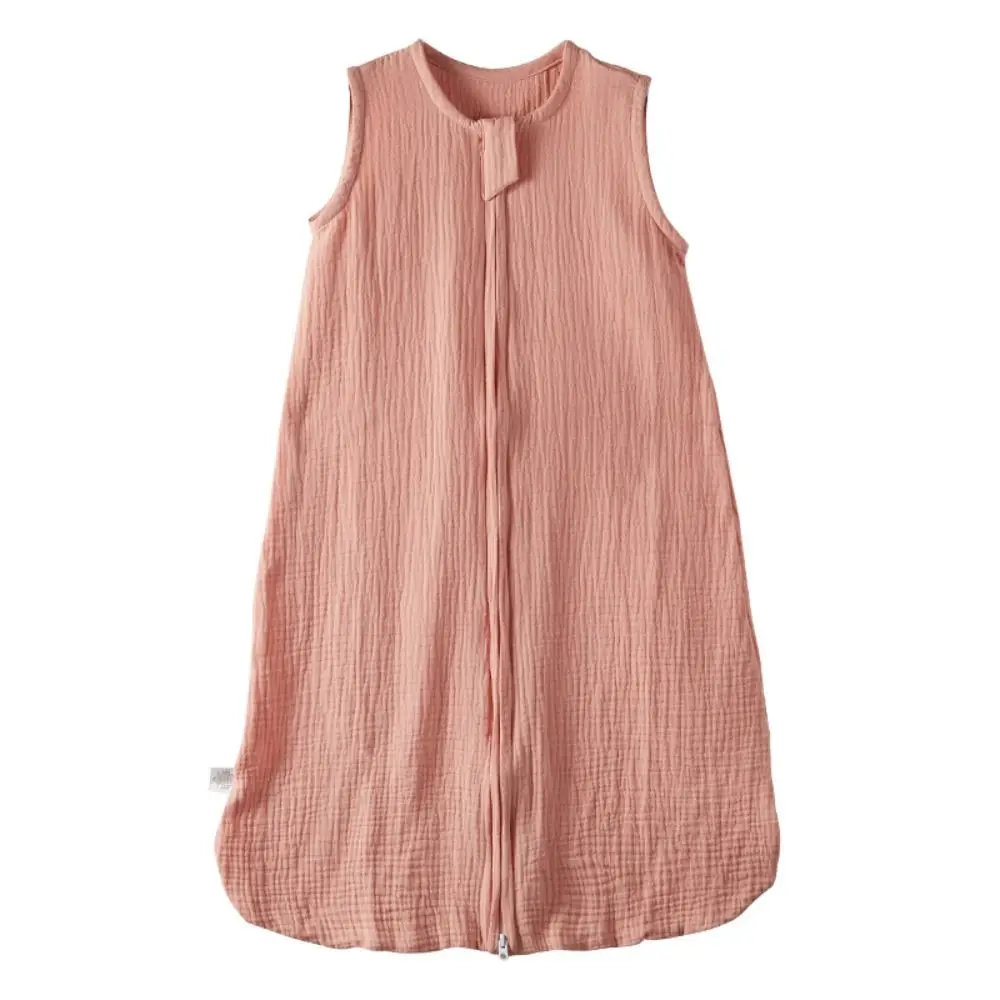 Saco de dormir suave para bebé de 0 a 12 meses, manta ligera de algodón para recién nacido, sin mangas, pañal fino, accesorios de cama