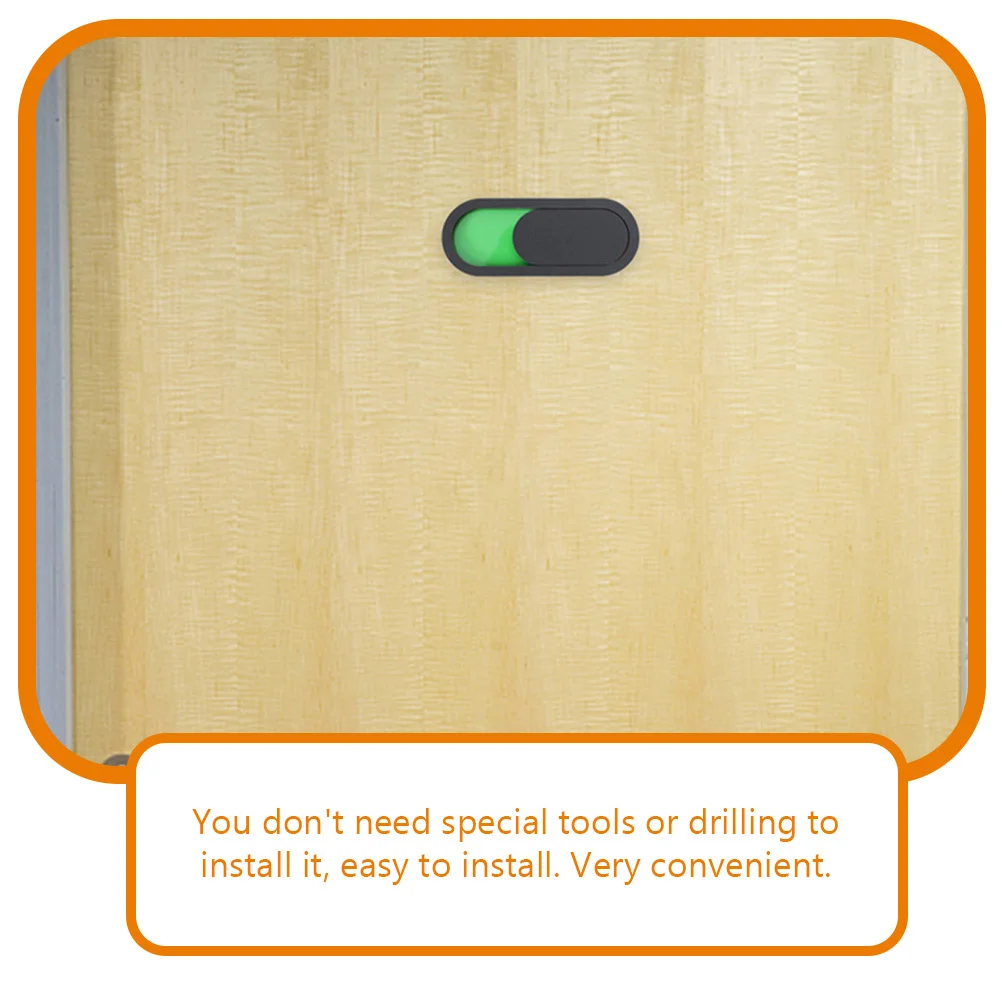 

2Pcs Toilet Door Signboard Vacant Occupied Slider Easy Install No Tools Needed Practical for Home Bathroom Hotel Offices