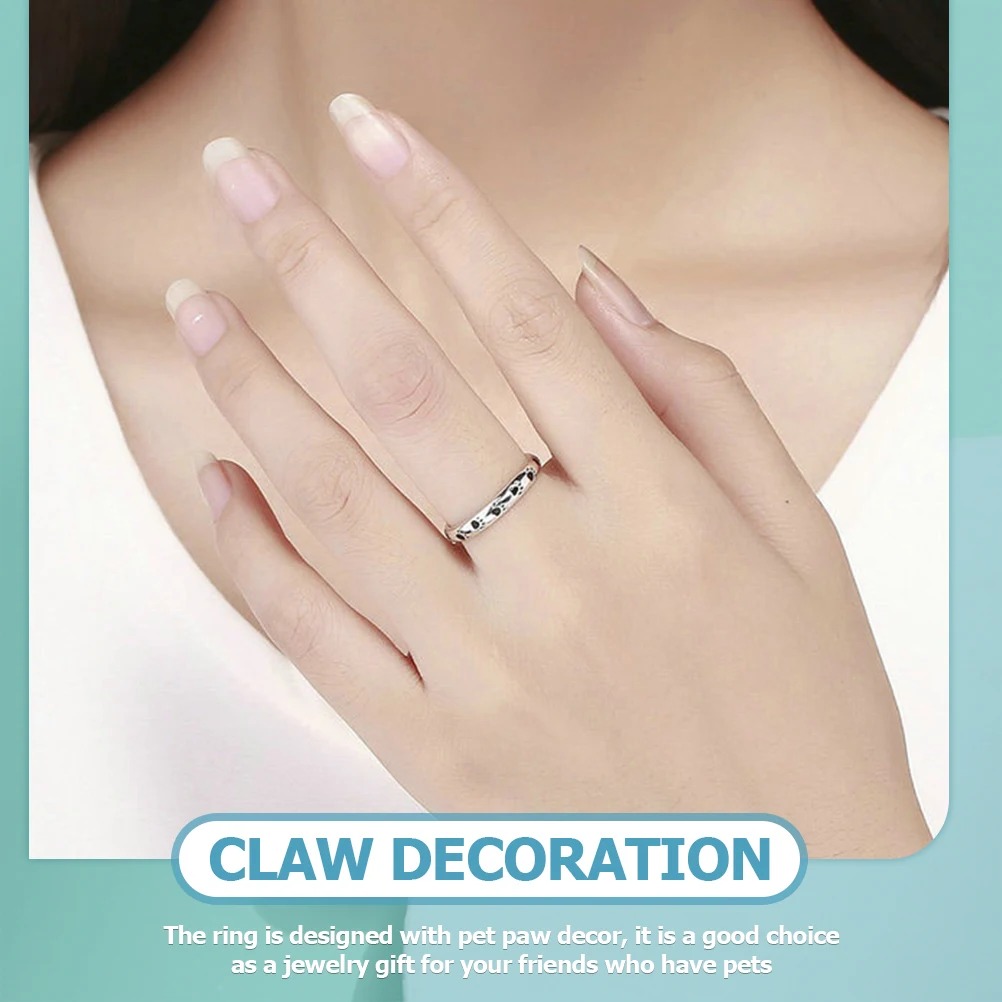 

The Couple Paw for Women Sterling Print Jewelry Dog