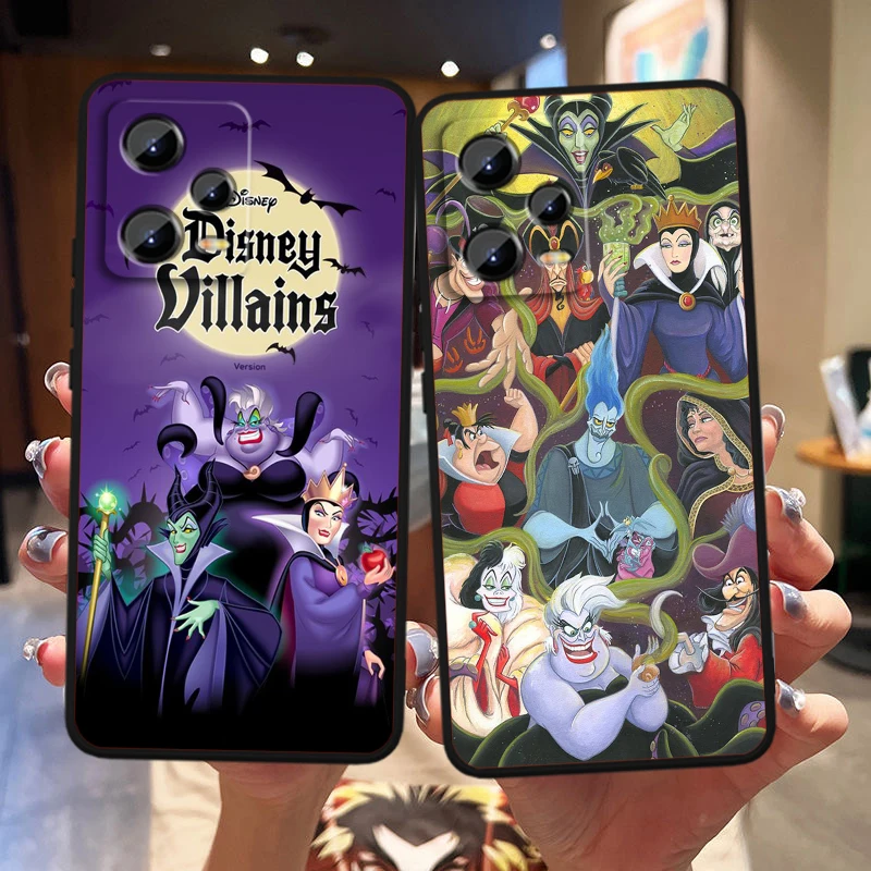 Disney Villainous Queen For Xiaomi Redmi Note 13 12R 12 12S Turbo 11 11T 11S 10 10S Pro Plus 5G Black Funda Phone Case