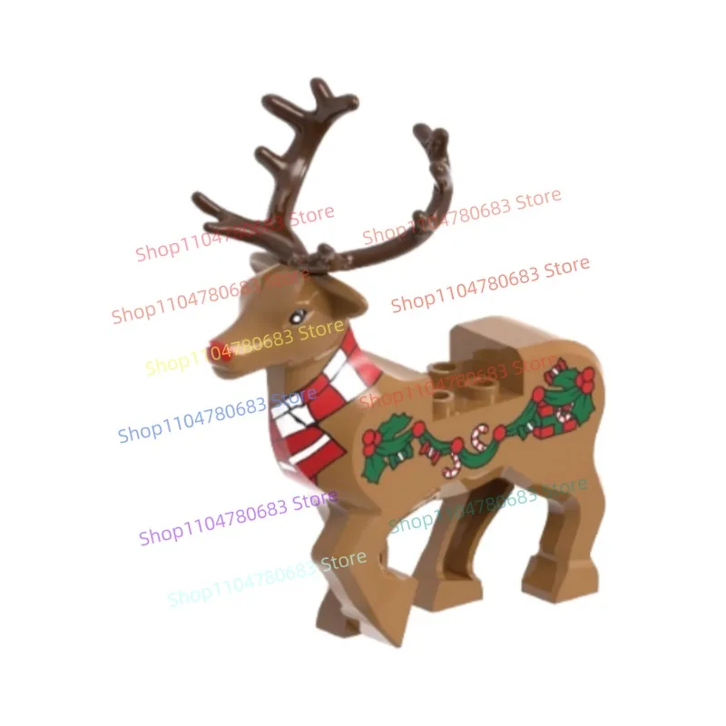 MOC Building Blocks, Mini Doll Models, Santa Claus Assembly, Accessories, Ornaments, Hobbies, Collecting Toys, Christmas Gifts