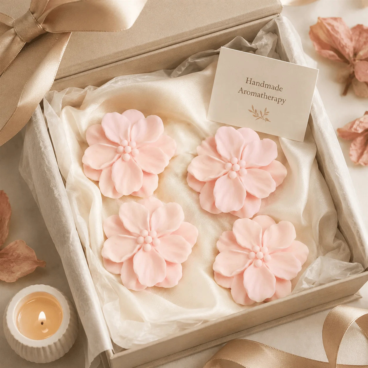 Soap Making Gifts - DIY-Silikonform, Kamelienblütenform für die Kerzenherstellung und