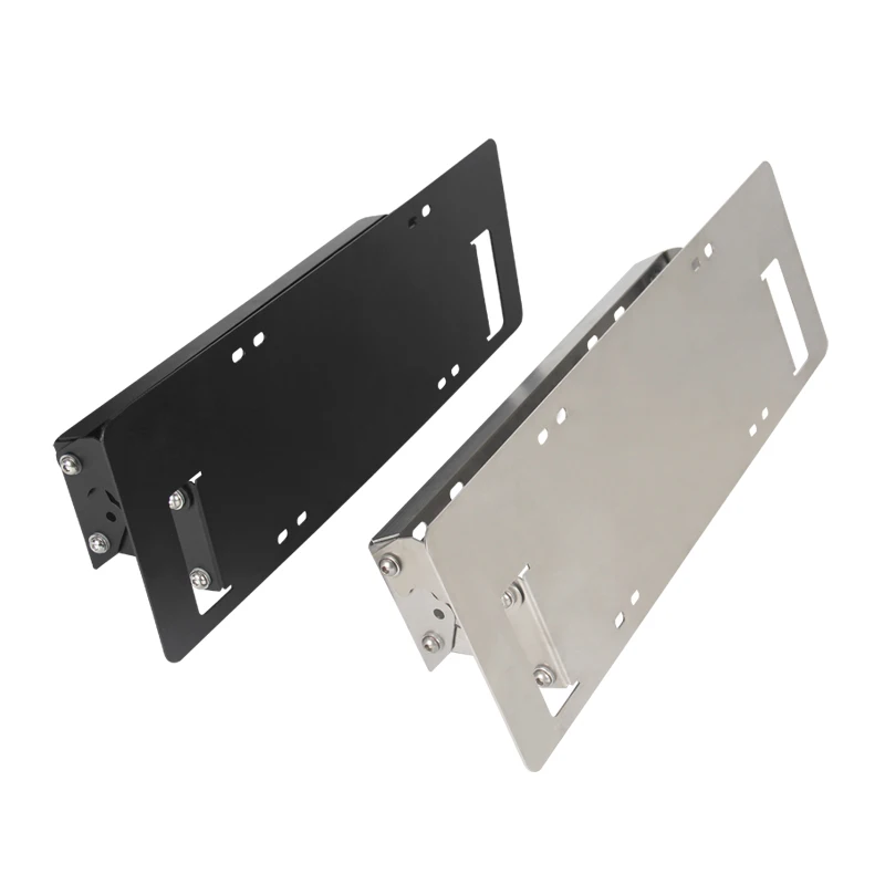 Retractable Car License Plate Frame Bracket to Stainless steel and manganese steel are optional