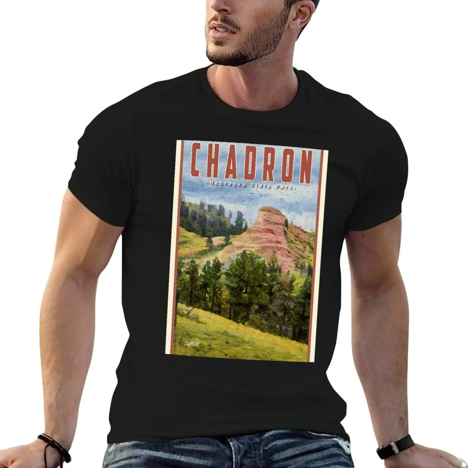 Camiseta Midwest V2 Travel Nebraska Chadron State Park Nebraska, camiseta esencial, camisetas de anime para hombre