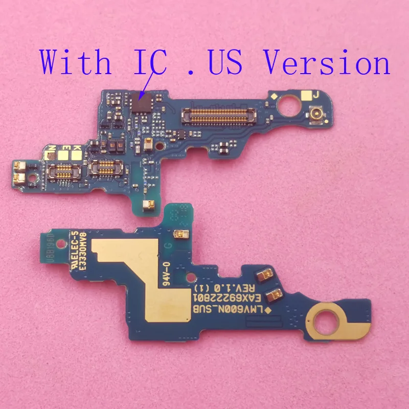 1Pcs Charging Connector Dock Plug Board Mic Microphone USB Charger Port Flex Cable For LG LMV600EA V600 V60 ThinQ 5G LM-V600