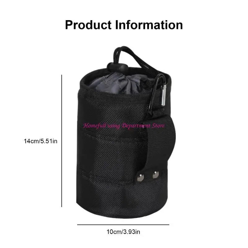 Tool Belt Cylinder Storage Bag Large Capacity Waist Pack for Handymans Tool