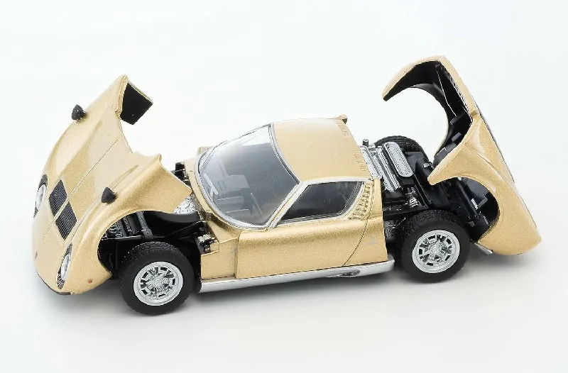 TAKARA TOMY TOMYTEC Tomica 1:64 TLV Lamborghini Miura S Golden edición limitada aleación juguete Motor Diecast Metal modelo regalo, juguete para niño