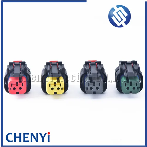 Imagen 2 del producto Auto impermeable de 2 pines 776522 -1/2/3/4 776427 -1 Conector de válvula solenoide de árbol de levas con enchufe de sensor para excavadora CAT Carter