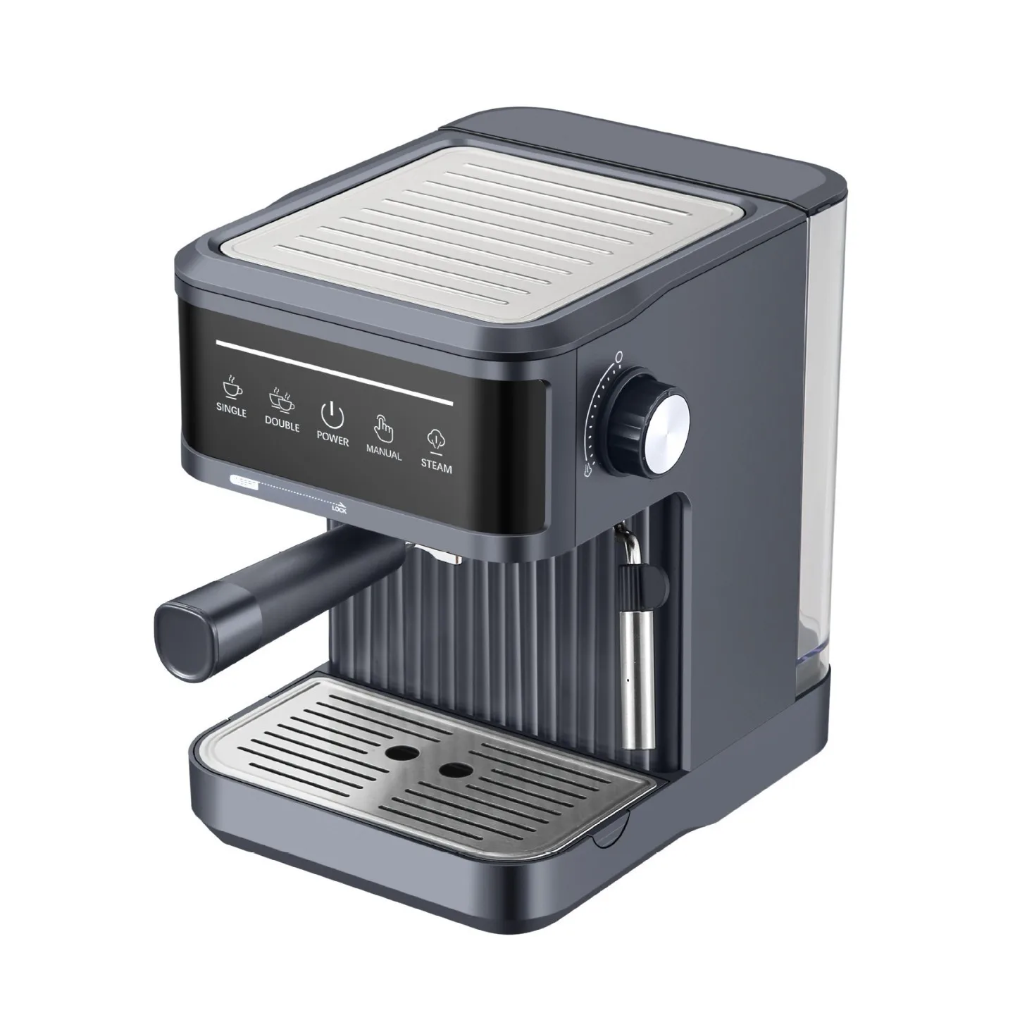 For Coffee Machine Household High Pressure Extraction Small Office Semi-automatic Espresso Steam Milk Foam