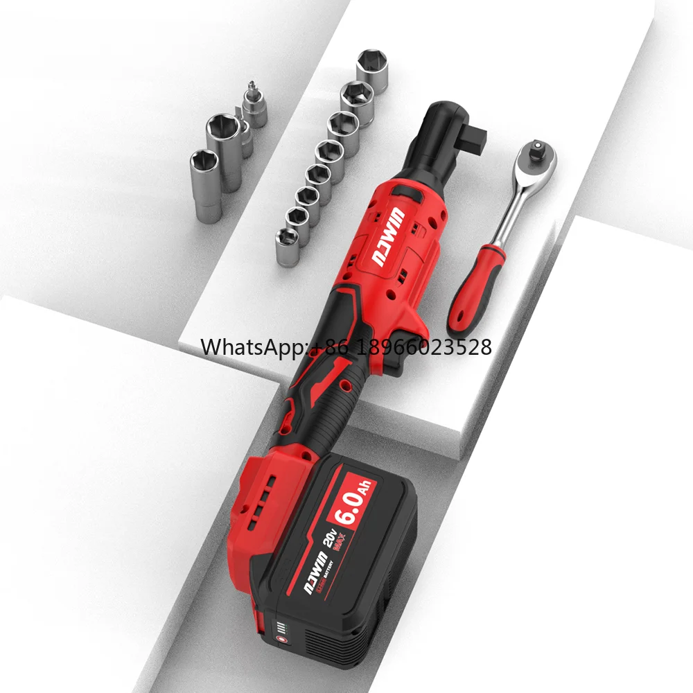 High Quality Cordless Ratchet Wrench Power Head Brushless Bolt With 12V Torque Adjustable For DIY Battery Operated