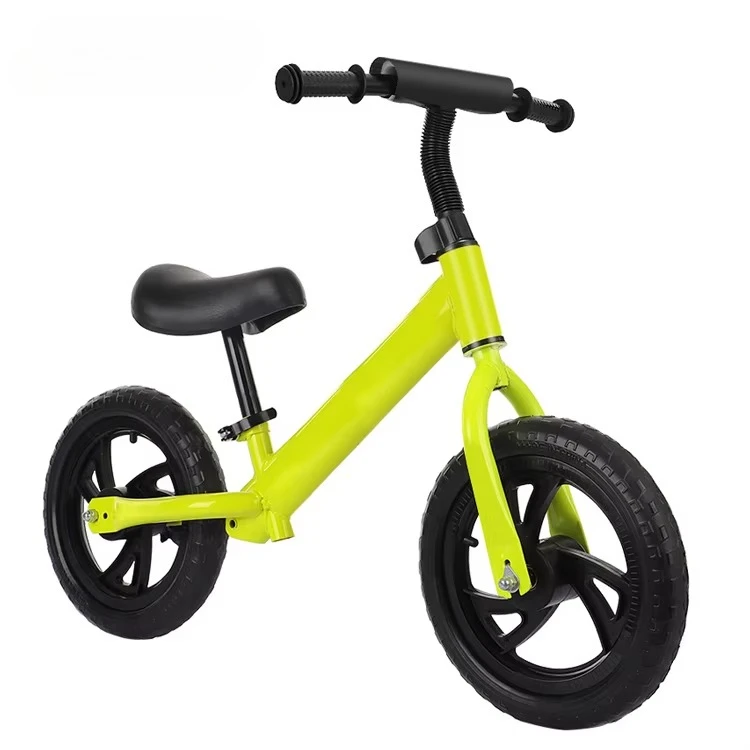 Adjustable Seat Handlebar Height 12 Inch Lightweight High-Carbon Fiber No Pedal Kid Balance Bike