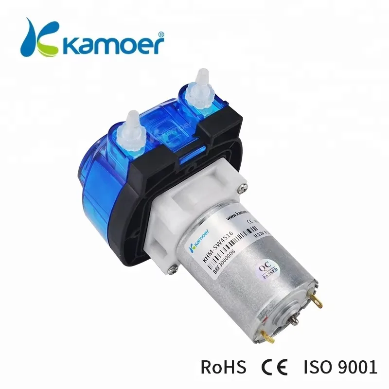 High-precision DC Motor 3 Rotors Peristaltic Pump Sodium Bisulfate With Plastic Gear Drive Norprene Tube