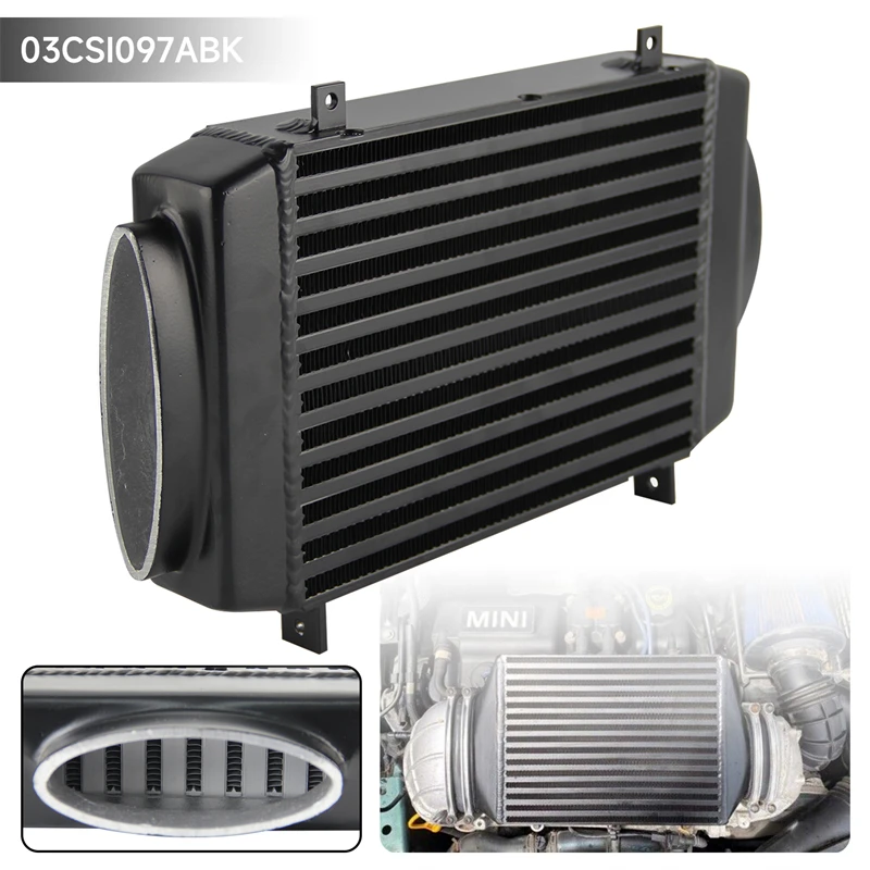 Top Mount Turbo Supercharged Intercooler Fit For BMW Mini Cooper S R53 R50 02-06 Car accessories Black/Silver