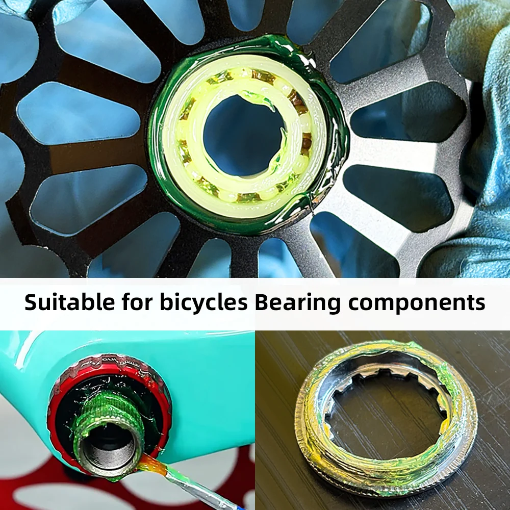 VXM Bicycle Grease Green Applesauce Lubricating Bearing Grease Hub Cycling 50g High Quality Lubricants Lipid Elements Bike Maint