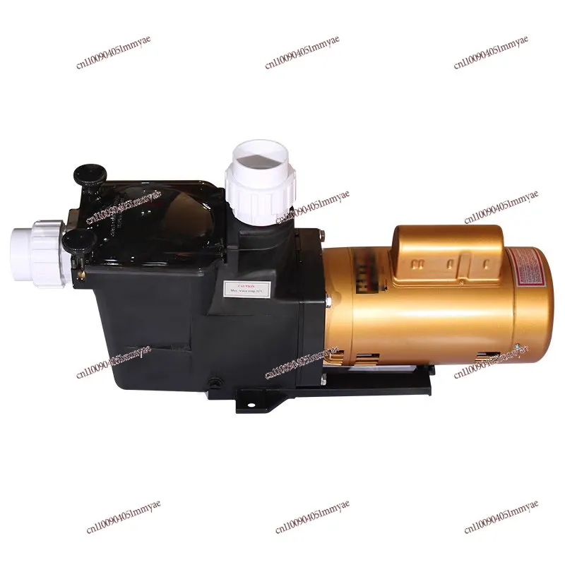 

Swimming pool circulating filter pump with hair collector filter