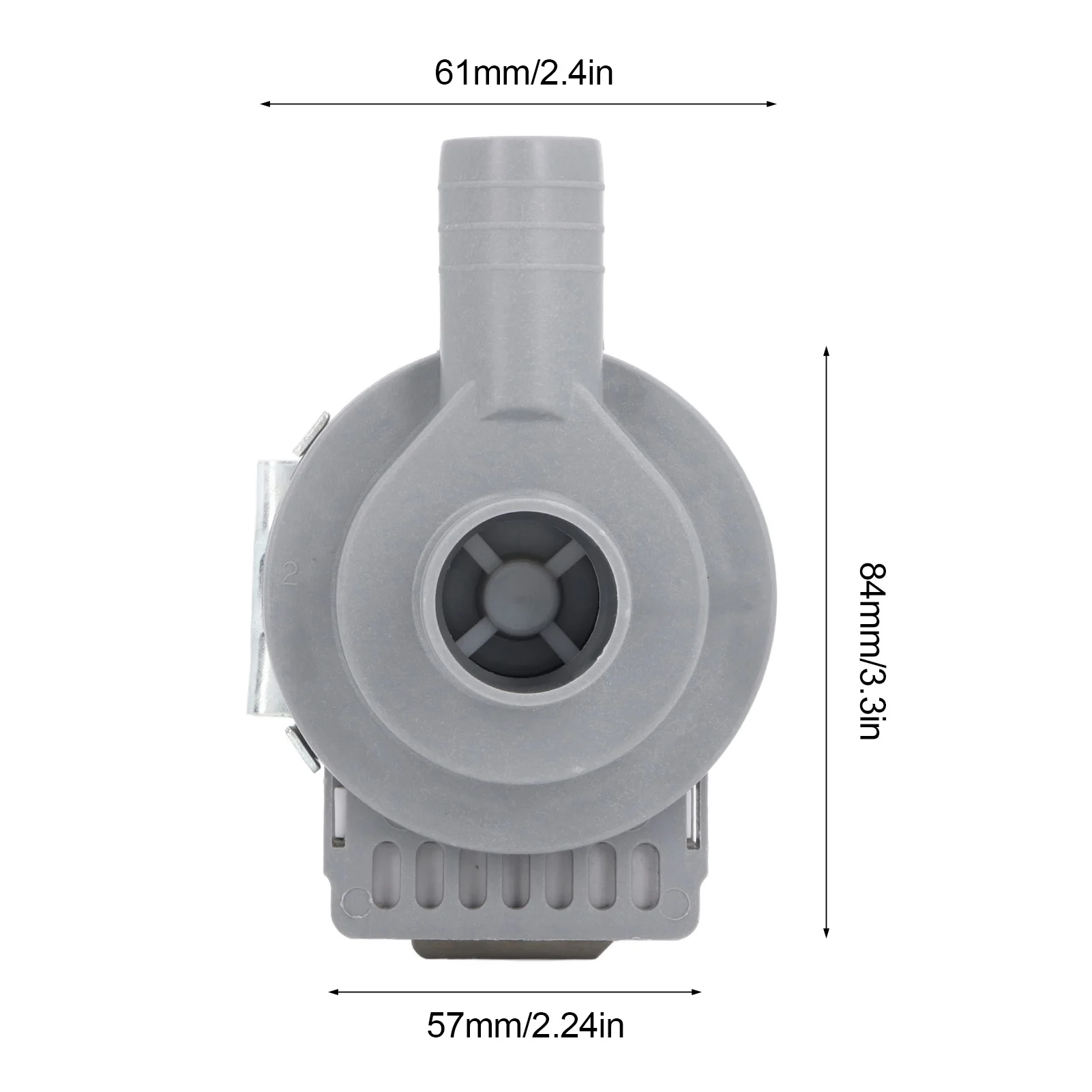 غسالة استنزاف مضخة المحرك كفاءة عالية قوي ABS الغلاف 20LPM قوية غسالة مضخة المحرك AC220-240V 30 واط 0.2A للاستبدال #6
