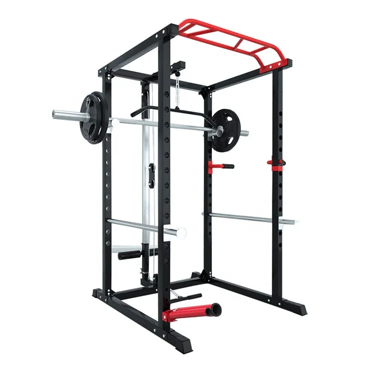 

Многофункциональный тренажер для спортзала Smiths, тренажер для приседаний, многостанционный домашний тренажер Smith Power Cage CN