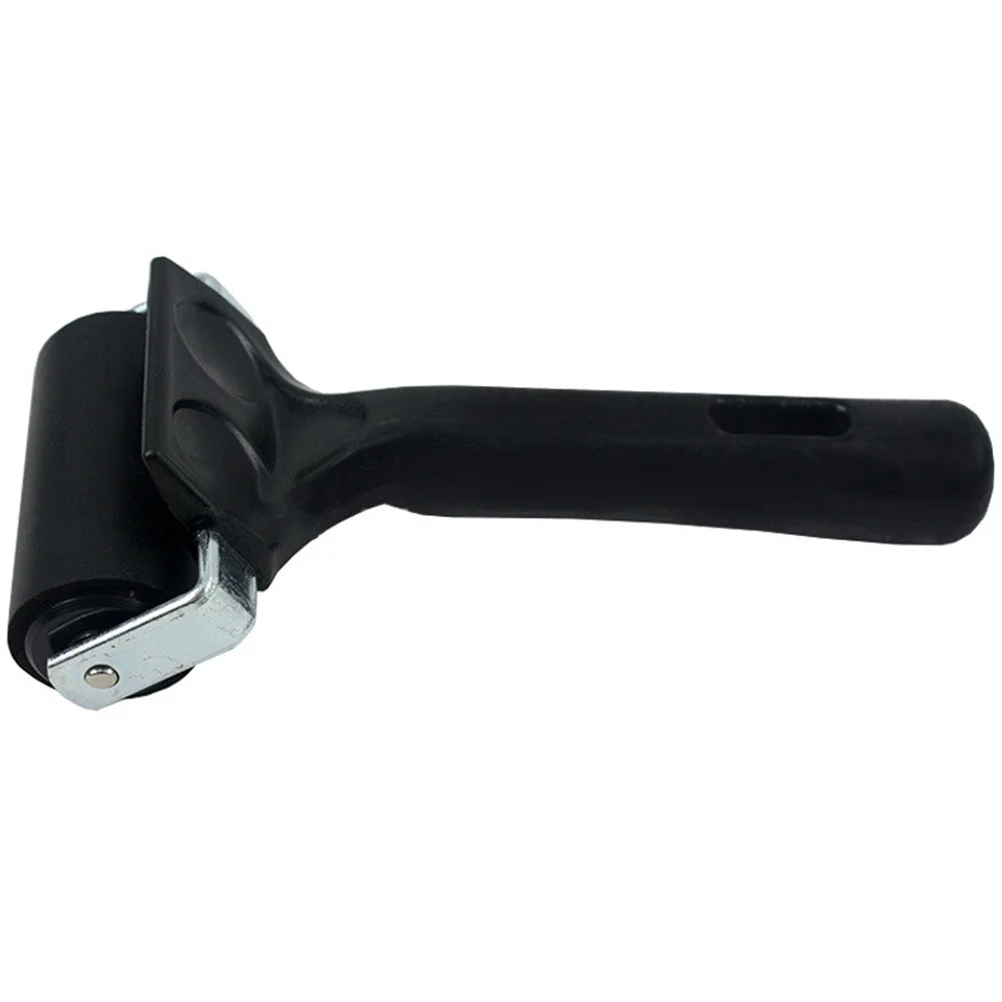 Rubber Roller For Printmaking Stainless Steel Handle Smooth Ink Application Durable Crafting Tool Small Roller