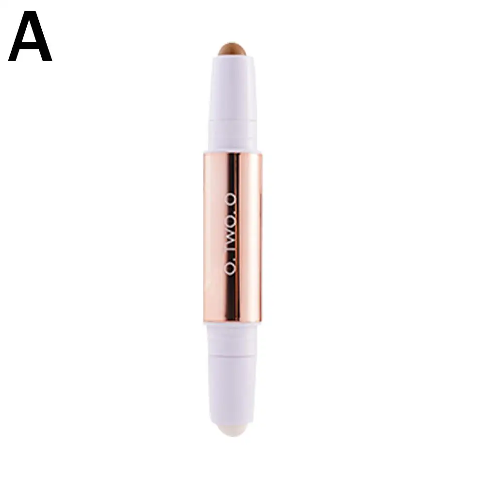 Double-Headed Contouring Stick - Waterproof Face & Pen, Makeup & Tool Clavicle Concealer 3D Contouring Highlight K0Q8