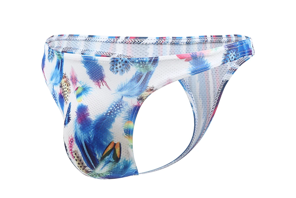 

Underwear Sexy Print Strap Men's Underwear Mens Sexy Underpants Lingerie Men T-back Thongs and G Strings Tanga Hombre