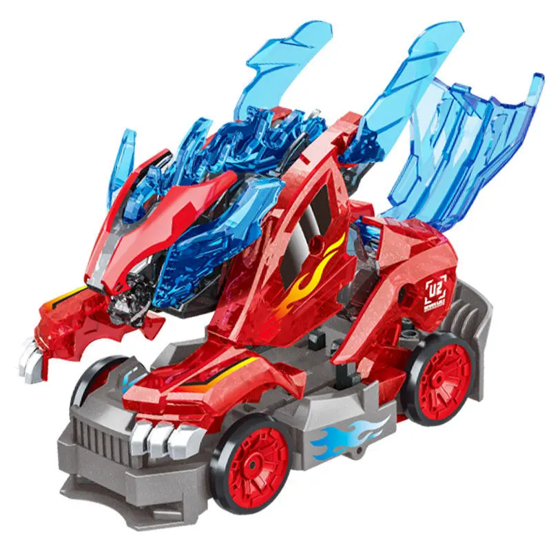 Screecheres Wild Burst Speed Season 4 Beast Attack 720° Flips Transformation Robot Car Action Figure Kids Toy For Children Gifts