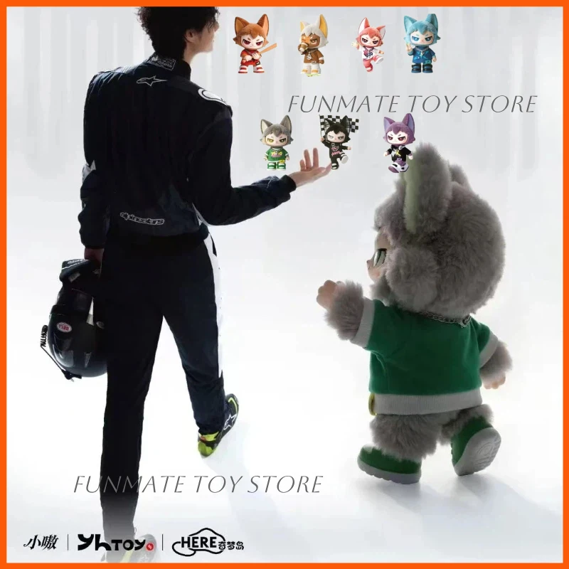 

Original YHTOY AOO x YIBO Rule Exception Series Trendy Blind Box Vinyl Face Bag Pendant For Fans Doll Cute Black Cat Dolls Gifts
