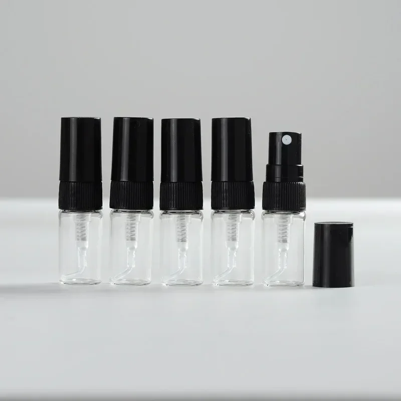 2ml 3ml 3ml 5ml 10ml Mini klare Parfüm glasflasche tragbares Reagenzglas dünnes Glas leere Kosmetik flasche Probe Flüssigkeits flaschen