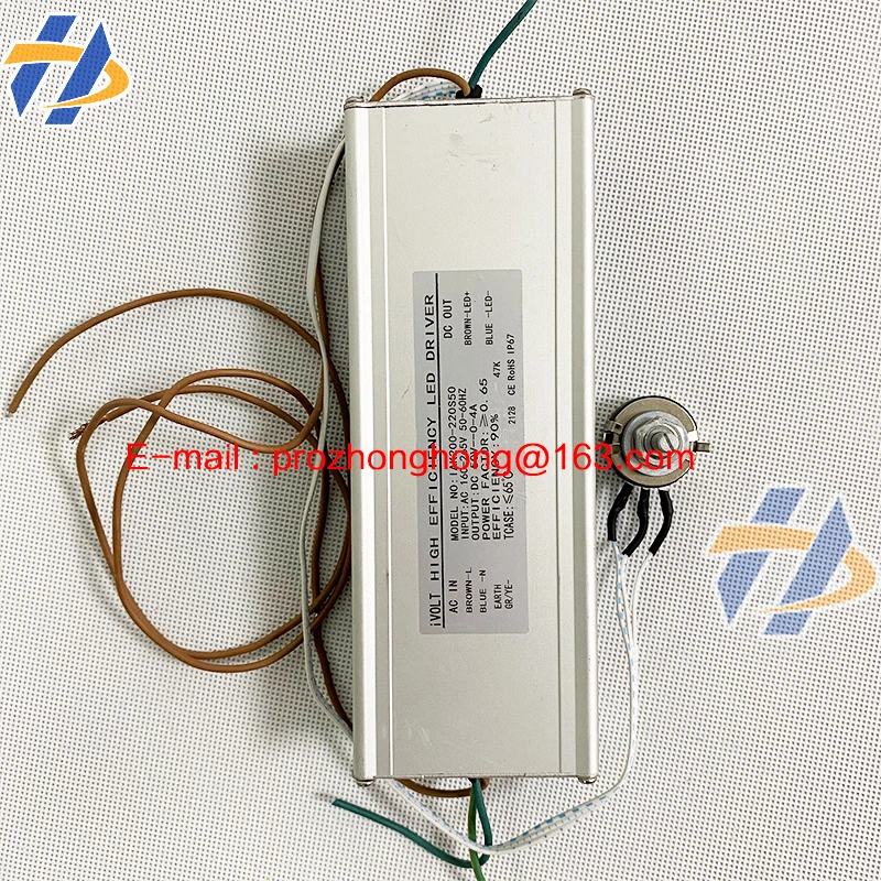 AC160-265V 50-60HZ High Efficiency LED Driver DC 50V 0-4A Flatbed Printer  UV Curing Lamp Aluminum Box Power Adapter Supply