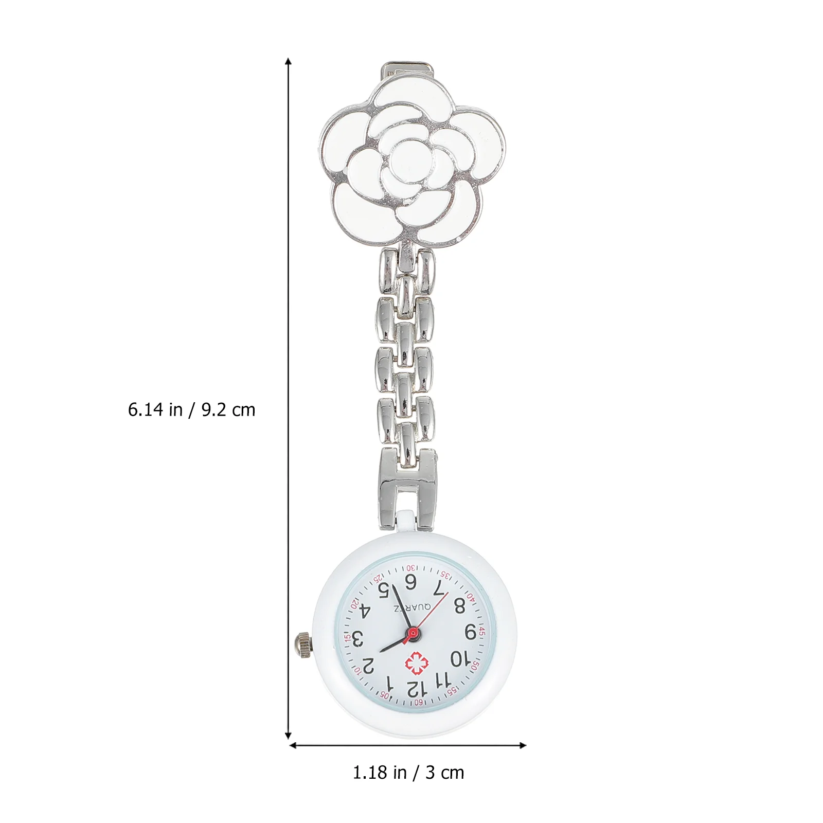 Lapel Watch for Nurses Hanging Fob Chest Digital Adorable Watches Women Clip